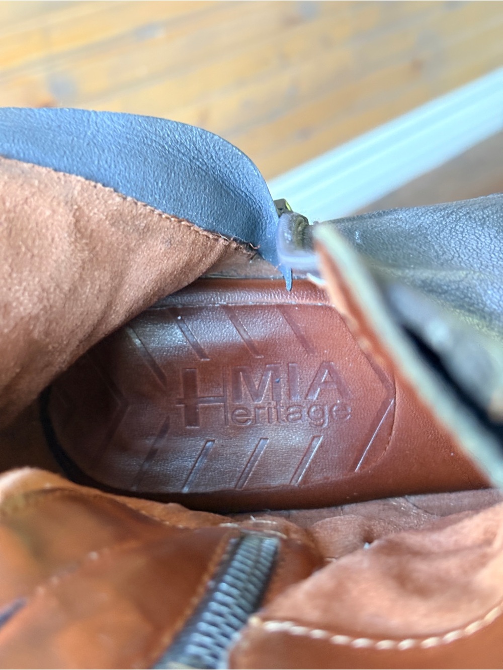 MIA Heritage Fatina Distressed Leather Combat Boots - Picture 14 of 16